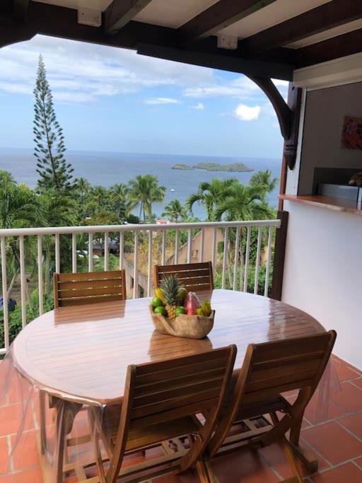 Duplex Rose Porcelaine - Vue Mer- Malendure Bouillante Exterior photo